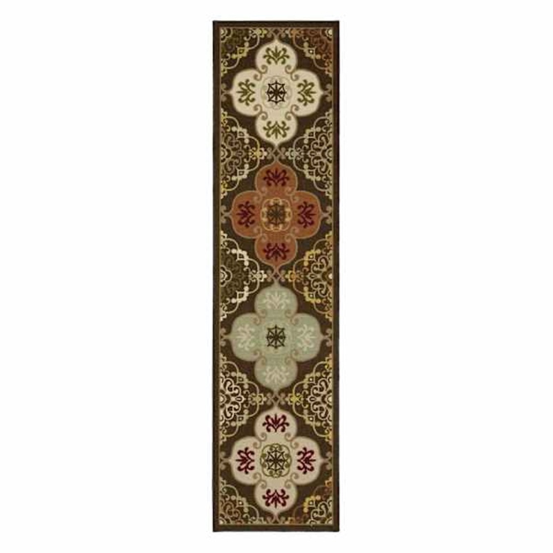 (D622) Bellmoor Multicolor Ogee Runner, 2×7