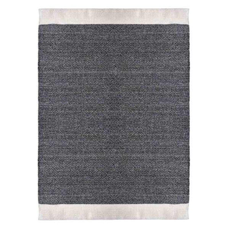 (A497) Crosby St. Grey Verve Knotted Woven Area Rug, 8×10