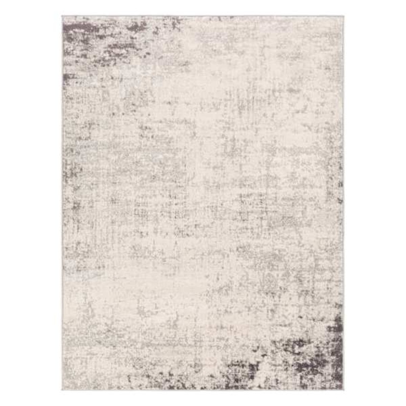 (D498) Crosby St. Roma Grey Abstract Area Rug, 5×7