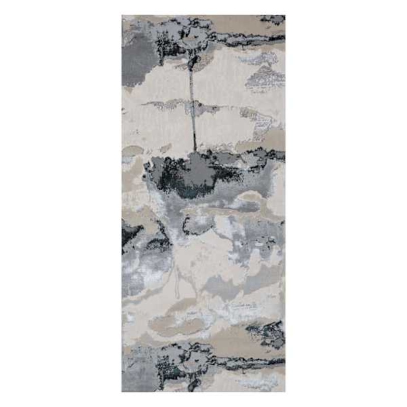 Miramar Ivory Abstract Runner 2×7 | At Home