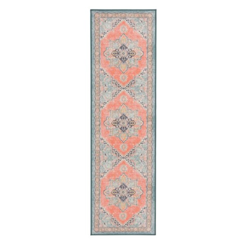 Venus Pink Multicolor Medallion Runner 2×7 | At Home