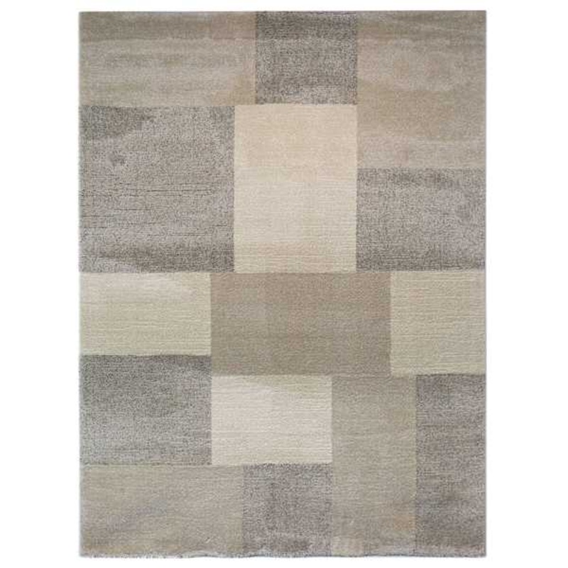 Siroc Neutral Blocks Area Rug 8×10 | Area Rugs | At Home