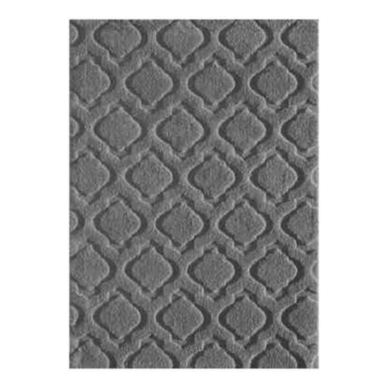 (D458) Jardel Grey Tufted Area Rug with Non-Slip Back, 3×5