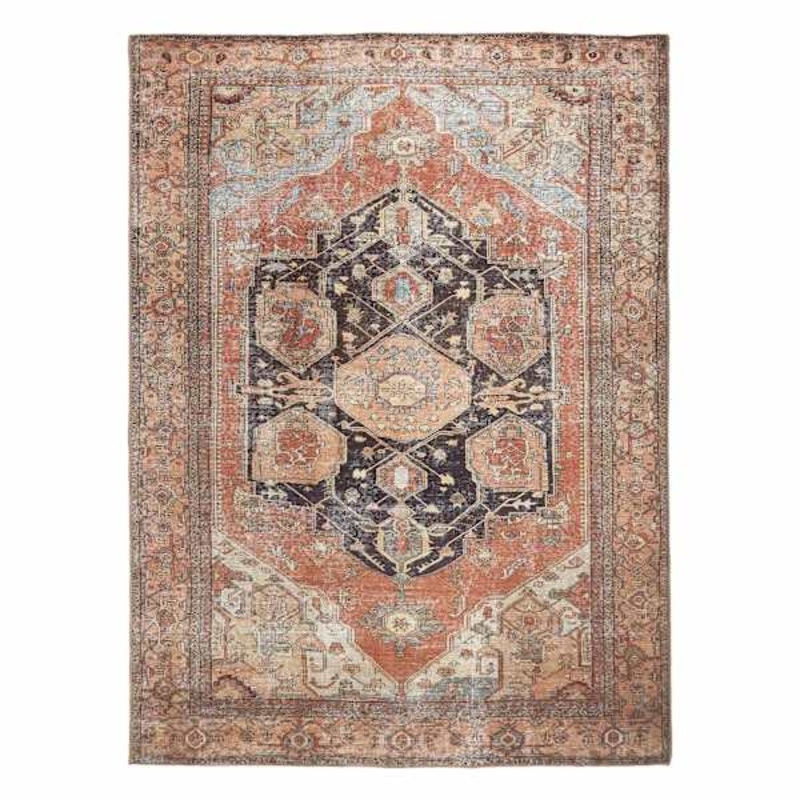 Riley Brown Multicolor Medallion Area Rug 8×10 | At Home