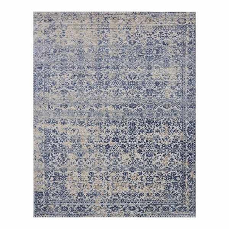 (A377) Providence Venice Distressed Look Blue Area Rug, 8×10