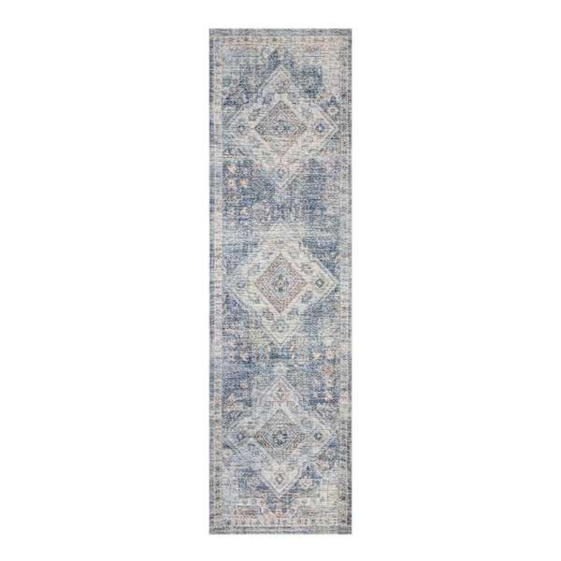 Whittington Blue Floral Medallion Runner 2×7 | At Home