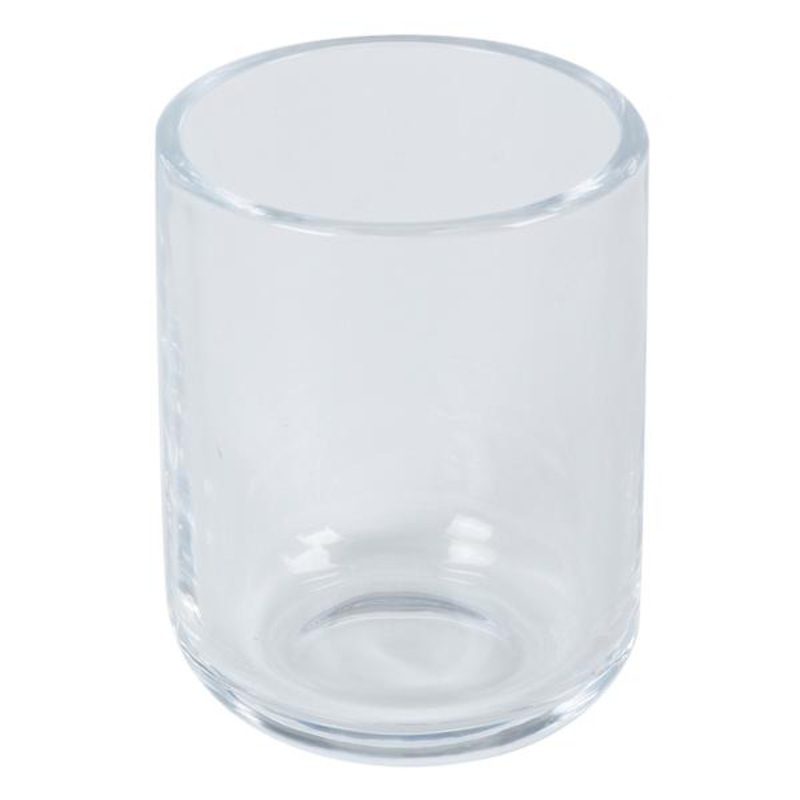 Found & Fable Jasper Clear Glass Tumbler, 4″