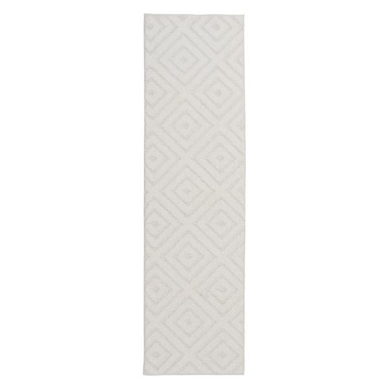 Ronin Ivory Tufted Non-Slip Runner 2×7 | At Home