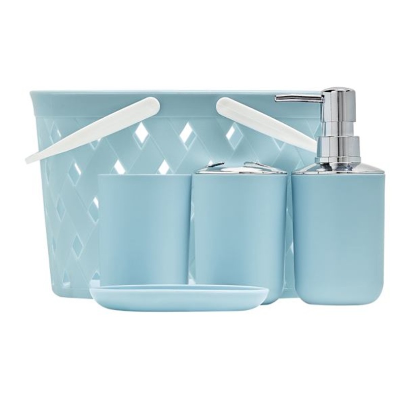 5pc Bath Accessories Sea Angel