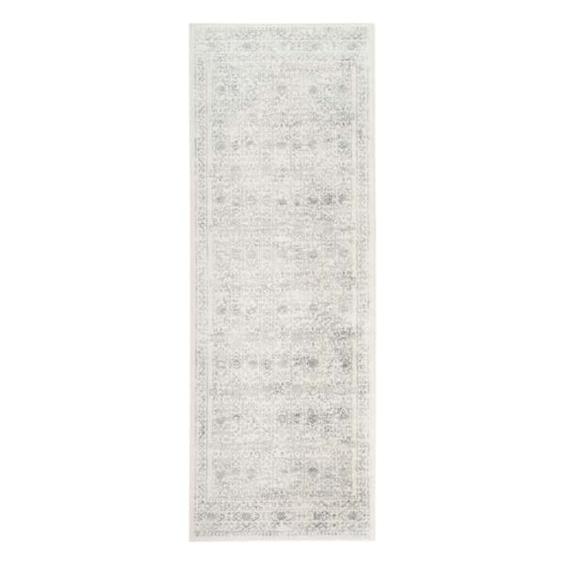 Providence Roma Ivory & Grey Medallion Runner 2×7 | At Home