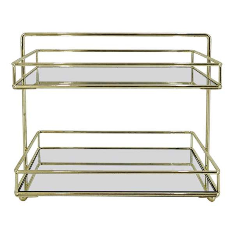 Gold Bathroom Rack, 8″