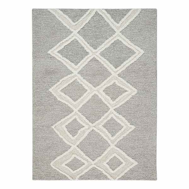 (B748) Found & Fable Abaca Neutral Area Rug, 5×7