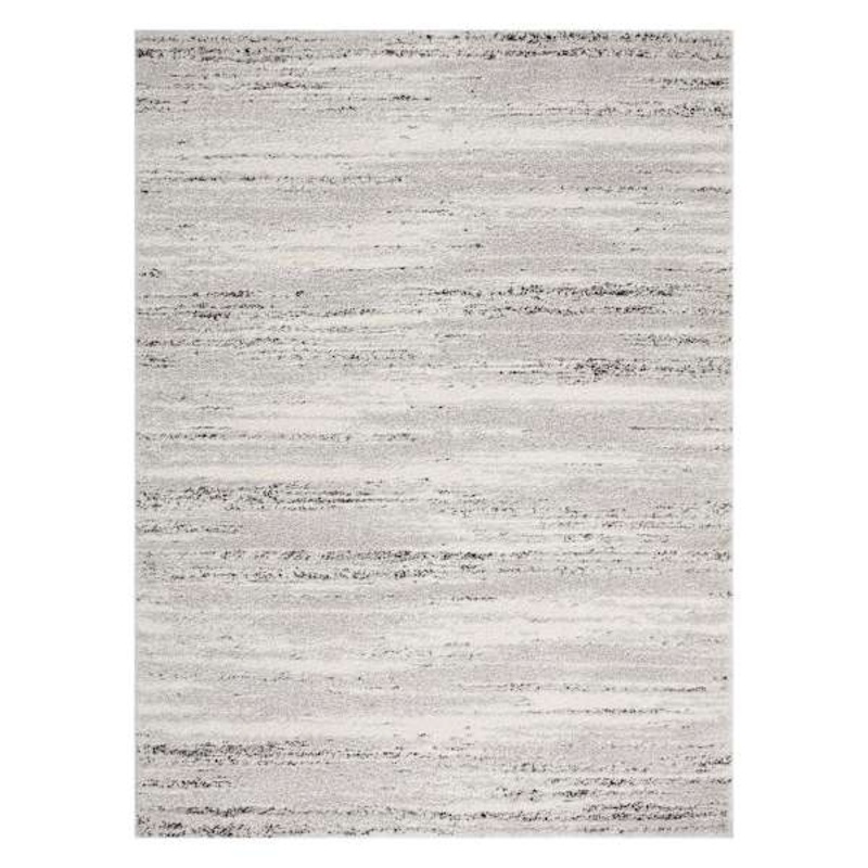 (B808) Boulder Ivory & Grey Area Rug, 8×10
