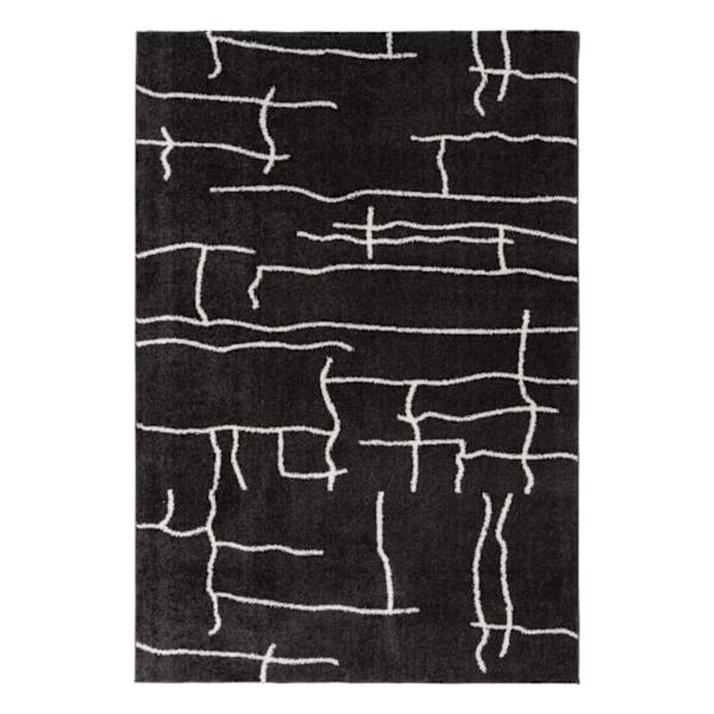 Mirabella Black Area Rug 7×10 | At Home