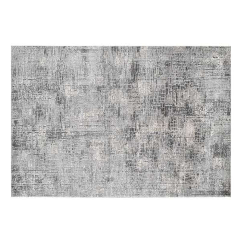 Mixed Grey Abstract Soft High-Low Design Accent Rug 2×4 | Home Decor | At Home
