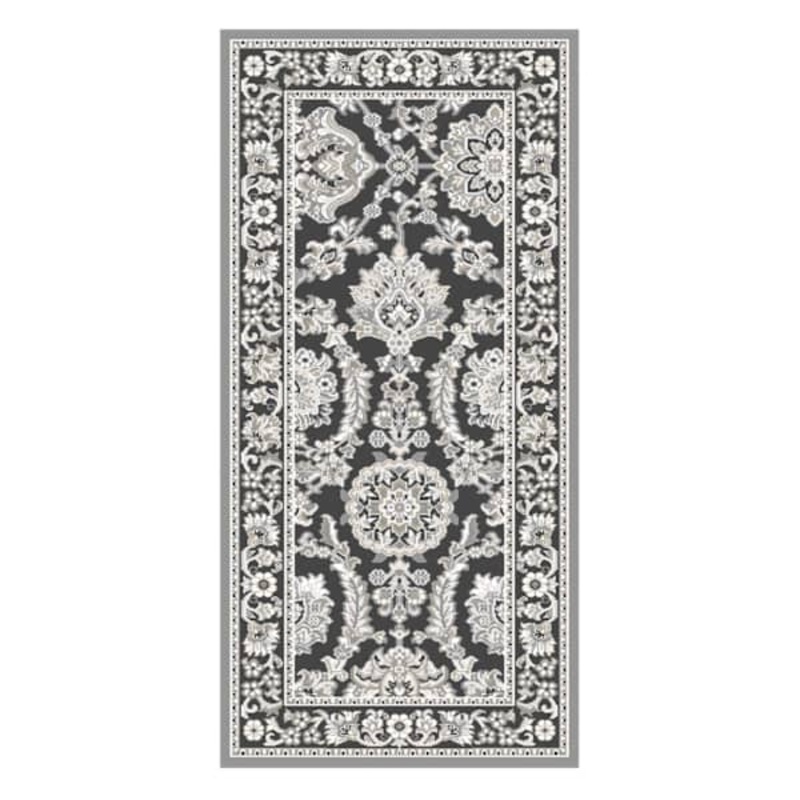 Providence Tiffany Grey Floral Runner 2×7 | At Home
