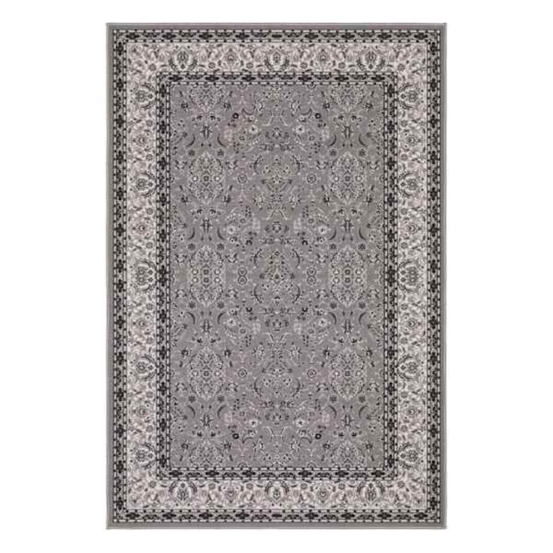 (D625) Barnes Grey Traditional Area Rug, 7×9