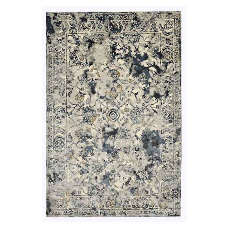 Magnolia Blue Vintage Floral Accent Rug 3×5 | Accent Rugs | At Home
