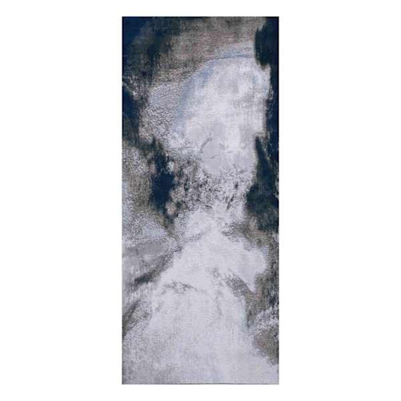 Oasis Blue Contemporary Design Runner 2×7 | At Home