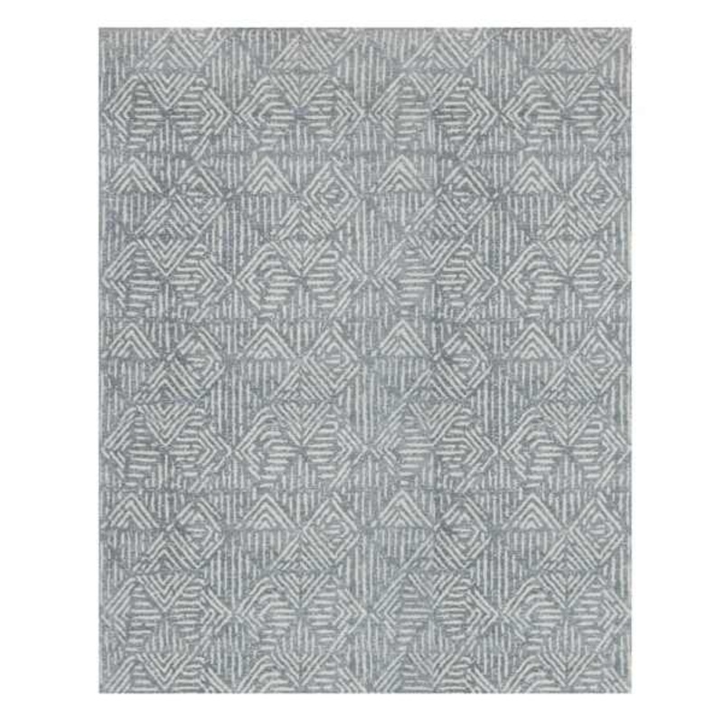 Mercer Grey Diamond Design Area Rug 8×10 | Diamond Rugs | At Home