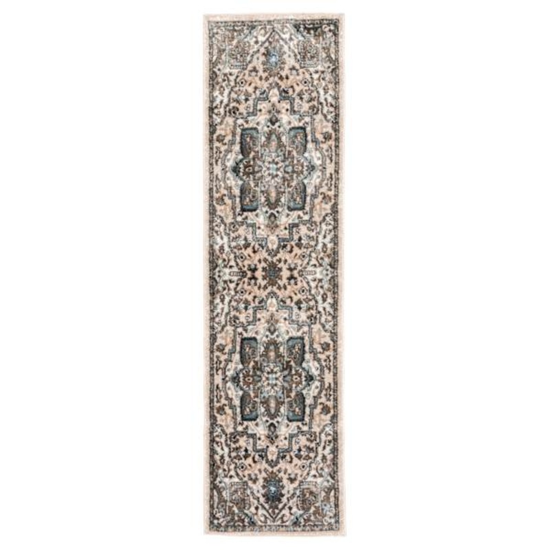 Ridley Floral Blue Woven Runner 2×7 | At Home