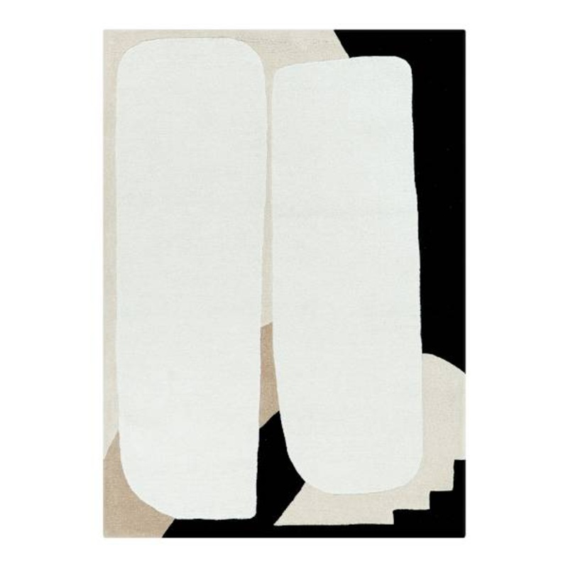 (A485) Genesis Geo Tufted Area Rug, 5×7