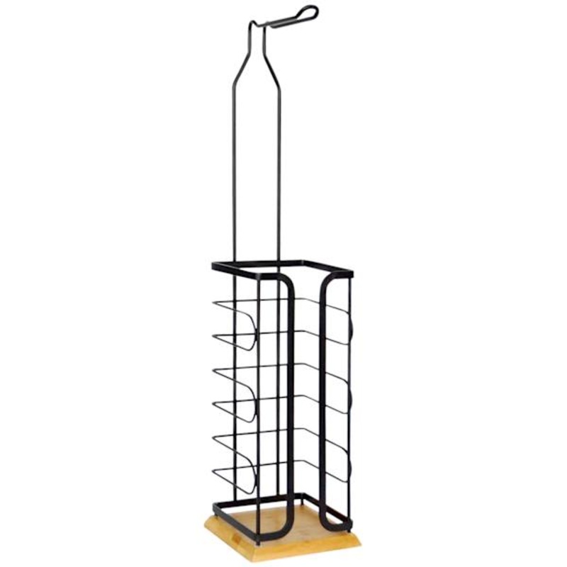 Tao Plus Matte Black Toilet Paper Holder