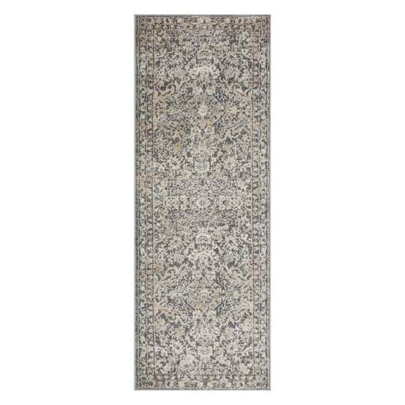 Providence Villa Grey Floral Runner | At Home