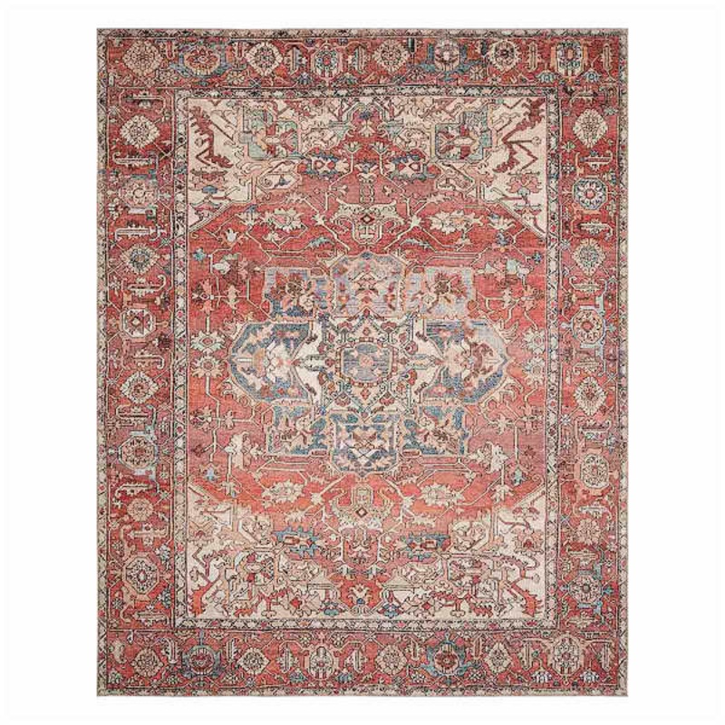 Valentina Terracotta Multicolor Area Rug, 8×10 | At Home
