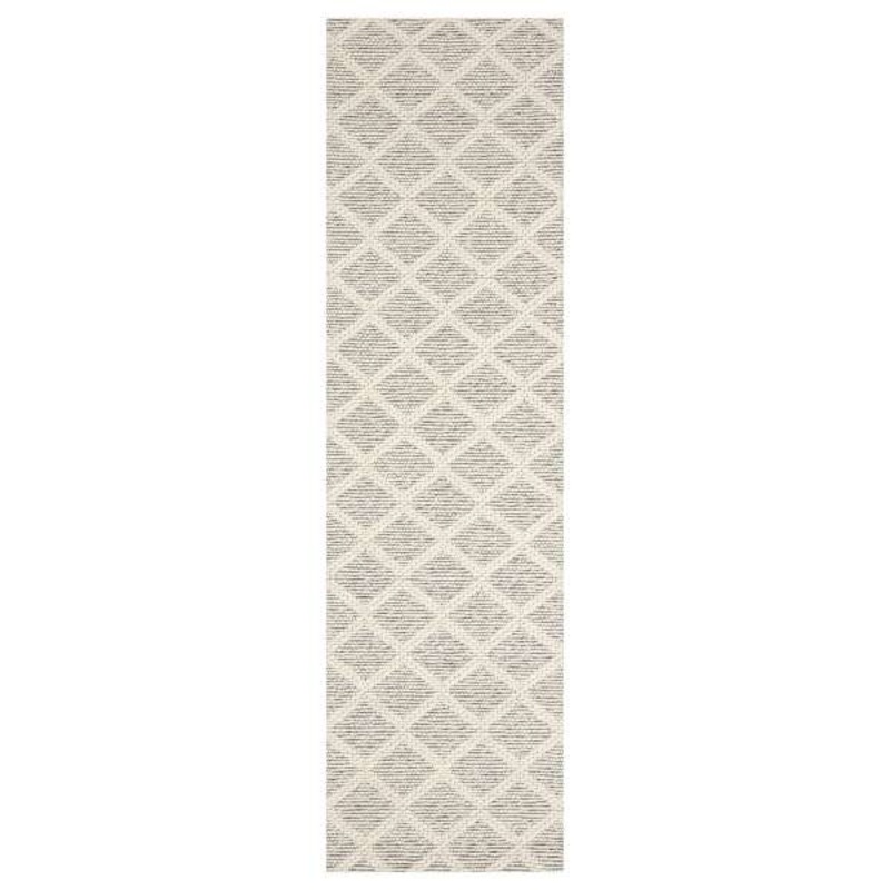 Wesley Beige & Ivory Diamond Design Runner 2×7 | At Home