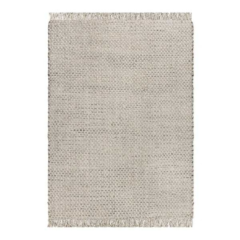 (B724) Ty Pennington Topher Neutral Flatweave Area Rug, 5×7