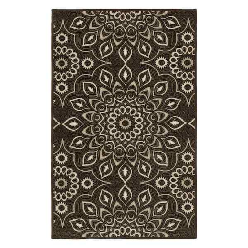 Sutton Grey Medallion Accent Rug | At Home