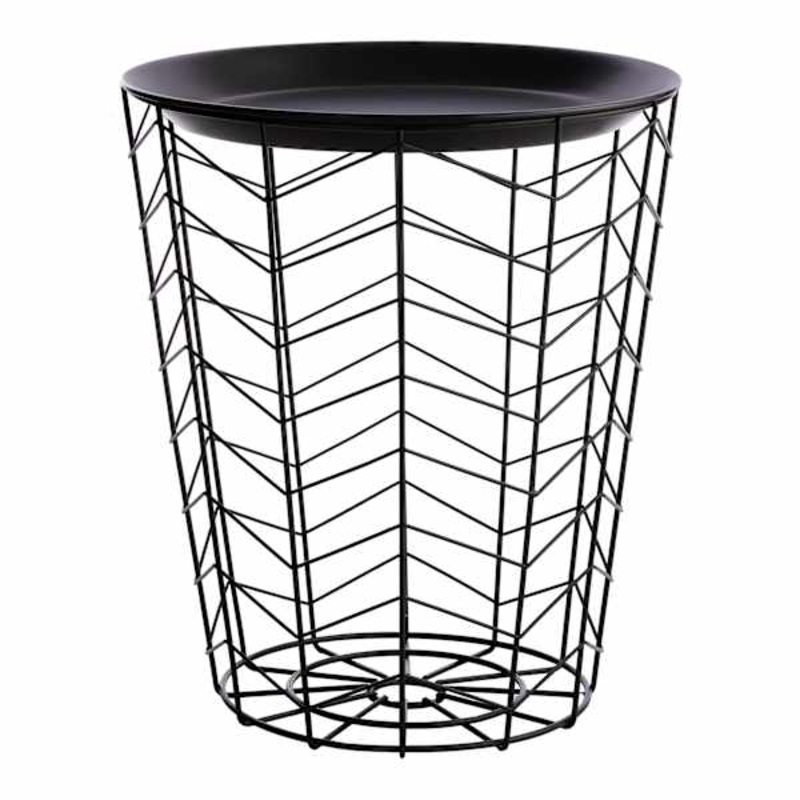 Brody Accent Table, Black