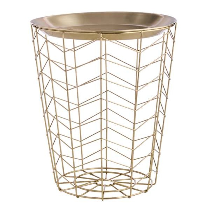 Brody Accent Table, Gold