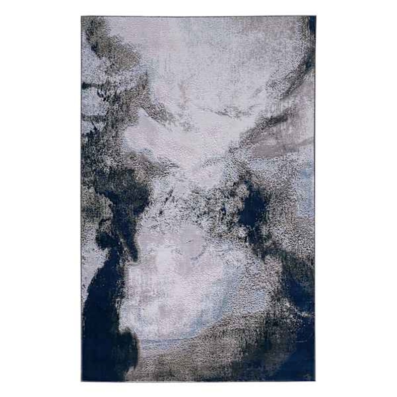 Oasis Blue Contemporary Design Rug | At Home