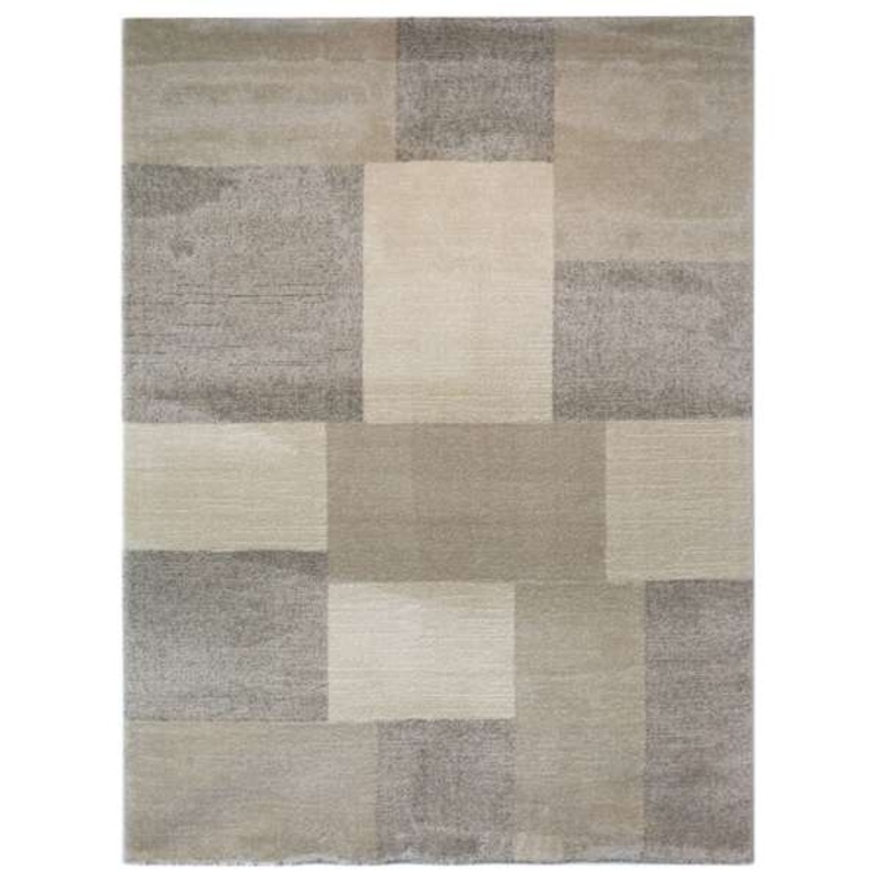 Siroc Neutral Blocks Area Rug 5×7 | Home Decor | At Home