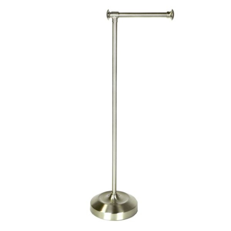 Gama Satin Nickel Toilet Paper Holder | At Home