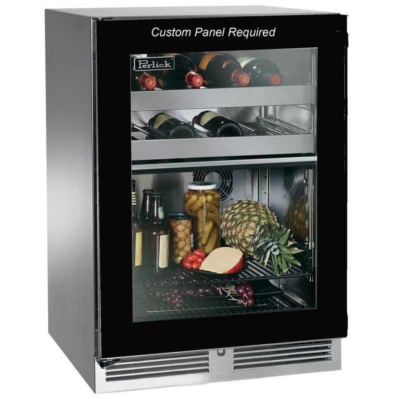 Perlick HP24CO44R 24″Outdoor Dual-Zone Refrigerator/Wine Reserve