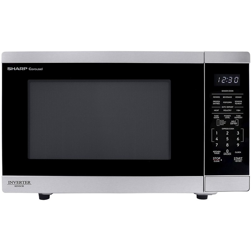 Sharp Four  micro-ondes de comptoir de 21.8 pouces, 1,6 pi. cu. SMC1664KSC