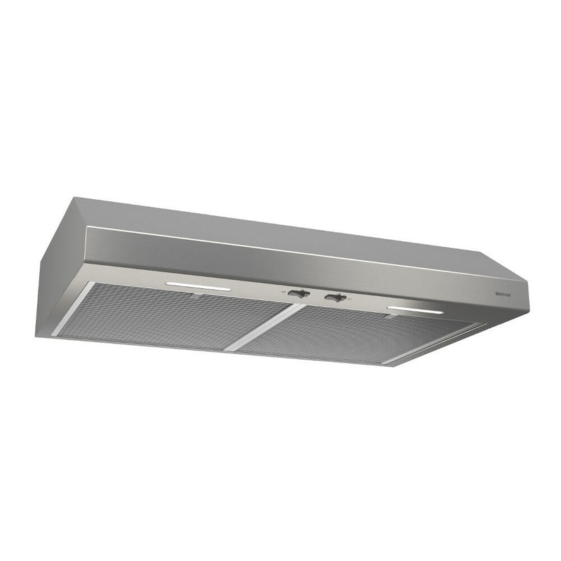 Broan BCSEK136SS Broan 36-Inch 300 Max Blower Cfm 1.5 Sones Stainless Steel Range Hood Energy Star Certified