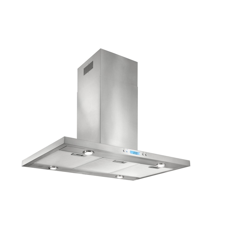 Best Range Hoods IBF4I36SB 36-Inch 400 Max Blower Cfm Stainless Steel Island Range Hood (Ibf4I Series)