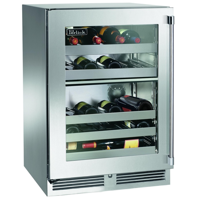 Perlick HP24DS43R 24″ Dual-Zone Wine Reserve