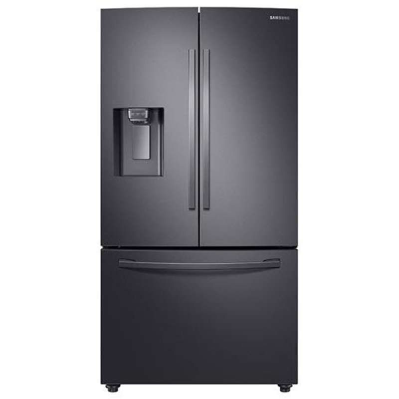 Samsung Rfrigrateur trois portes avec porte  deux battants  profondeur de comptoir de 36 po., 23 pi.cu. avec distributeur d’eau et glaons externe RF23R6201SG/AA