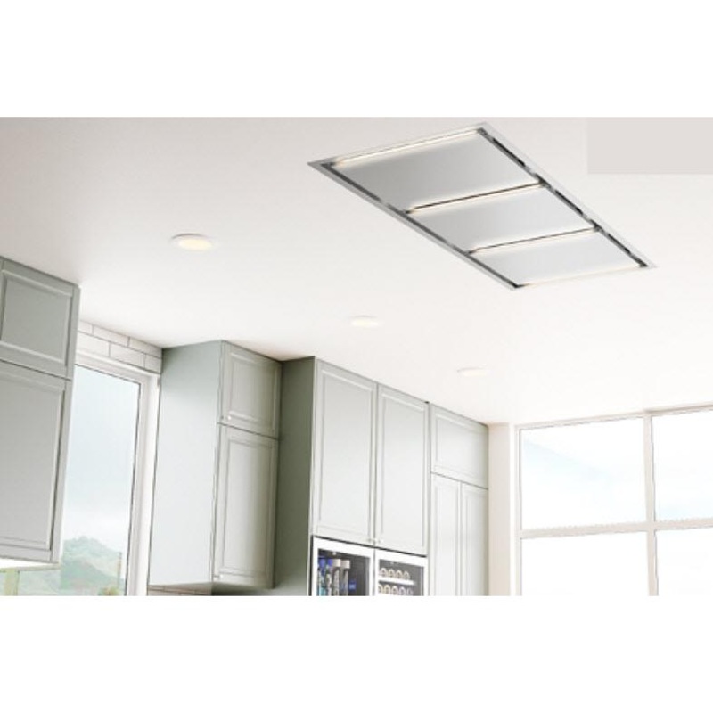 Zephyr Hotte de plafond stie Lux Connect de 63 po. ALU-E63CWX