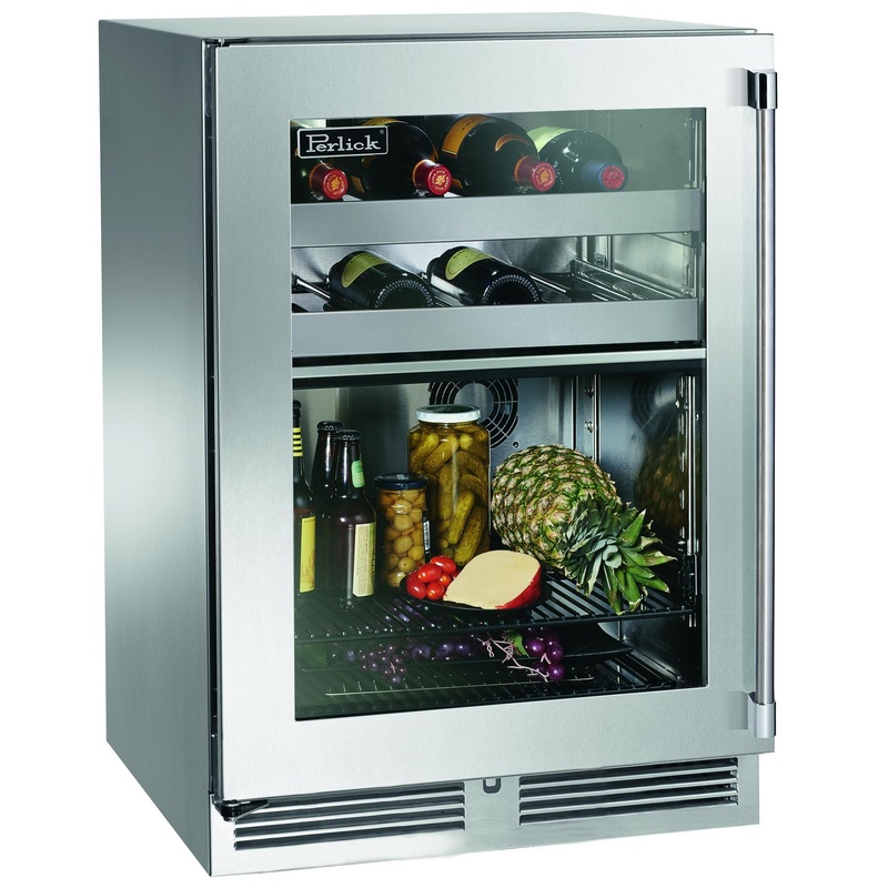 Perlick HP24CS43L 24″ Dual-Zone Refrigerator/Wine Reserve