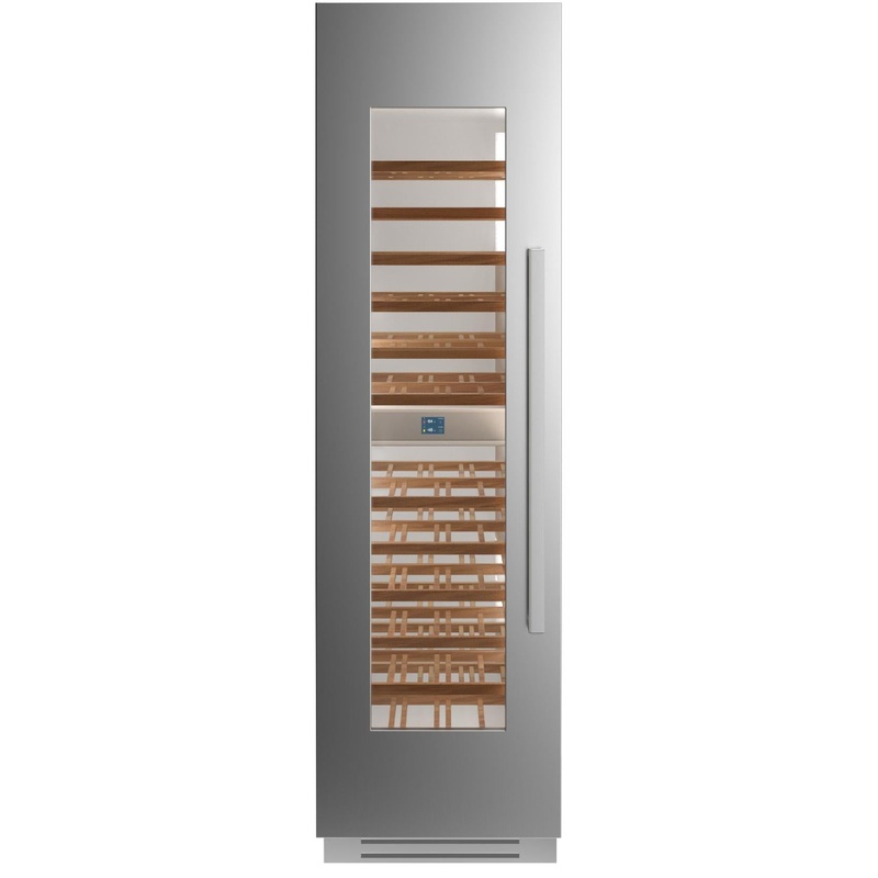 Bertazzoni Cellier  vin de 80 bouteilles avec deux zones de temprature REF24WCPIXL/23