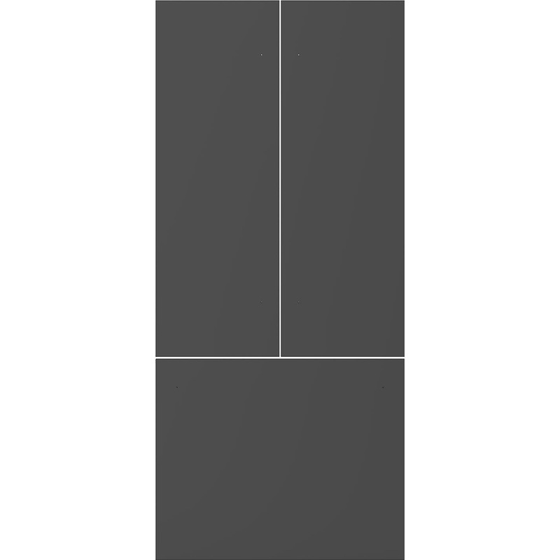 Bertazzoni Kit de panneau avant Carbonio pour rfrigrateur  portes franaises de 36 pouces SP36FDCV