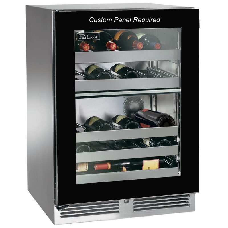 Perlick HP24DS44R 24″ Dual-Zone Wine Reserve