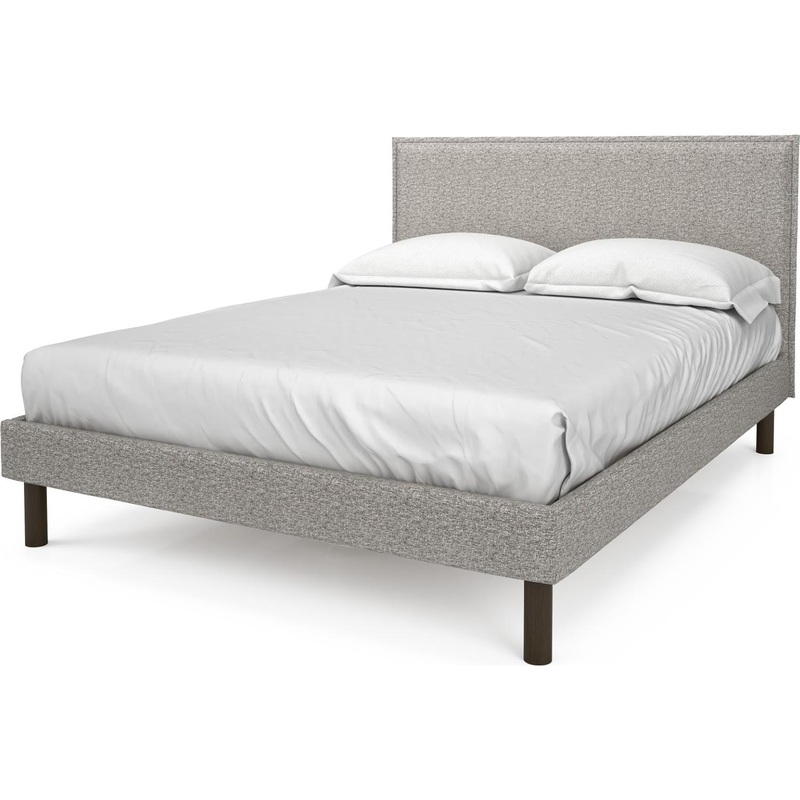 Julien Beaudoin Grand lit plateforme Halo rembourr PBFHA60F63