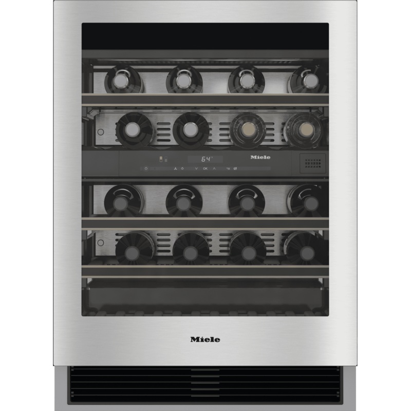 Miele KWT6322UG STAINLESS STEEL  Kwt 6322 Ug – Built-Under Wine Storage Unit With Flexiframe And Push2Open For Greater Versatility And Top-Quality Design.